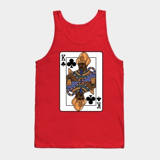 Black King Of Clubs Tank Top